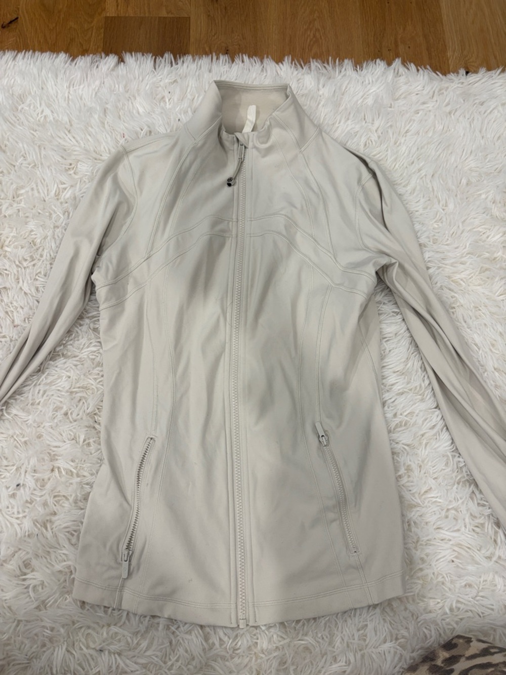 lululemon athletica Light Beige Full-Zip Utility Jacket